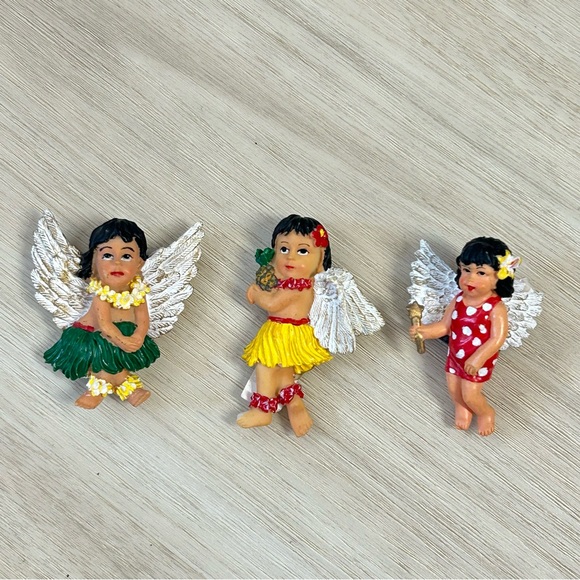 Other - Hawaii Hula Girl Angel Magnets Souveneir NEW